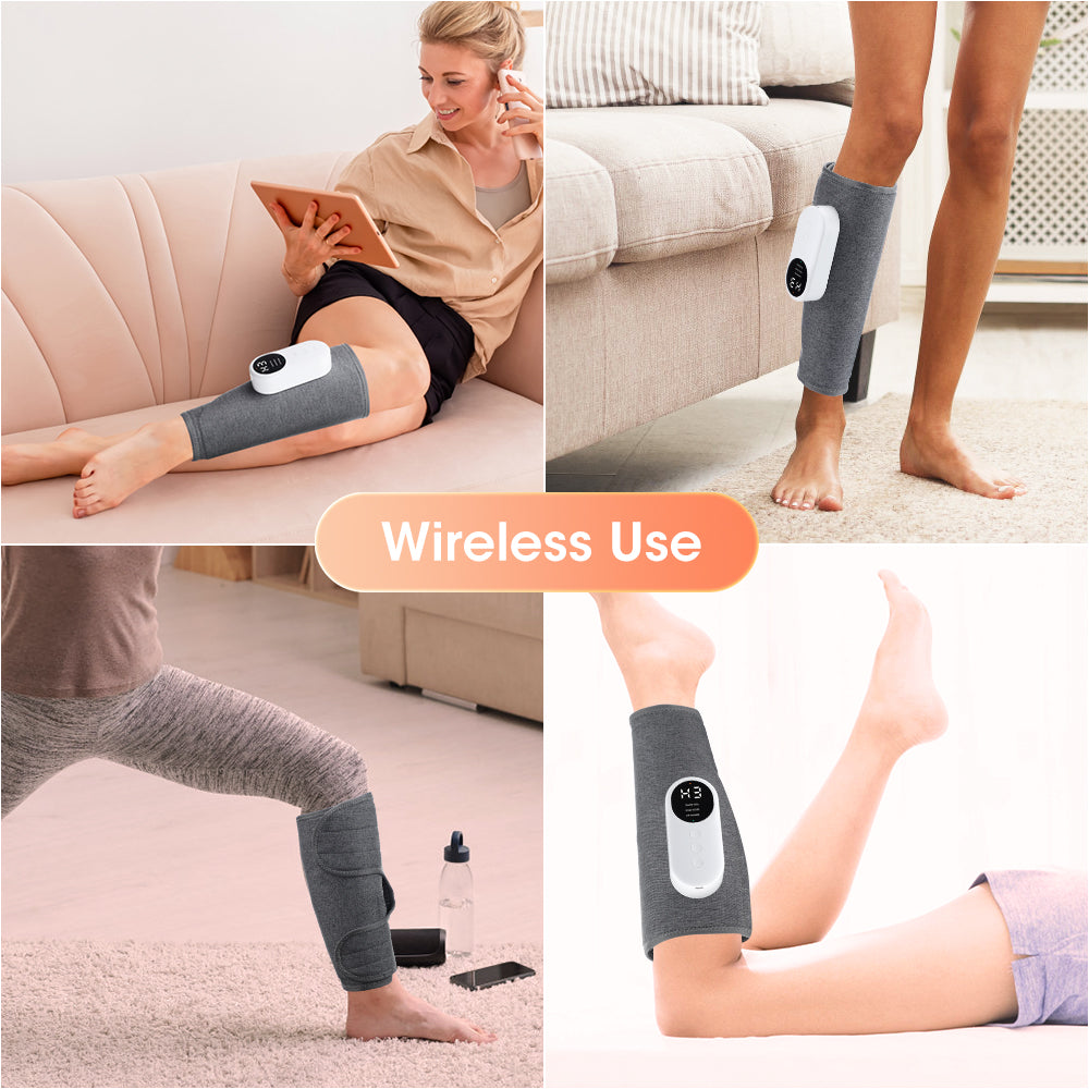 Electric leg massager with three modes to improve circulation and muscle recovery for all