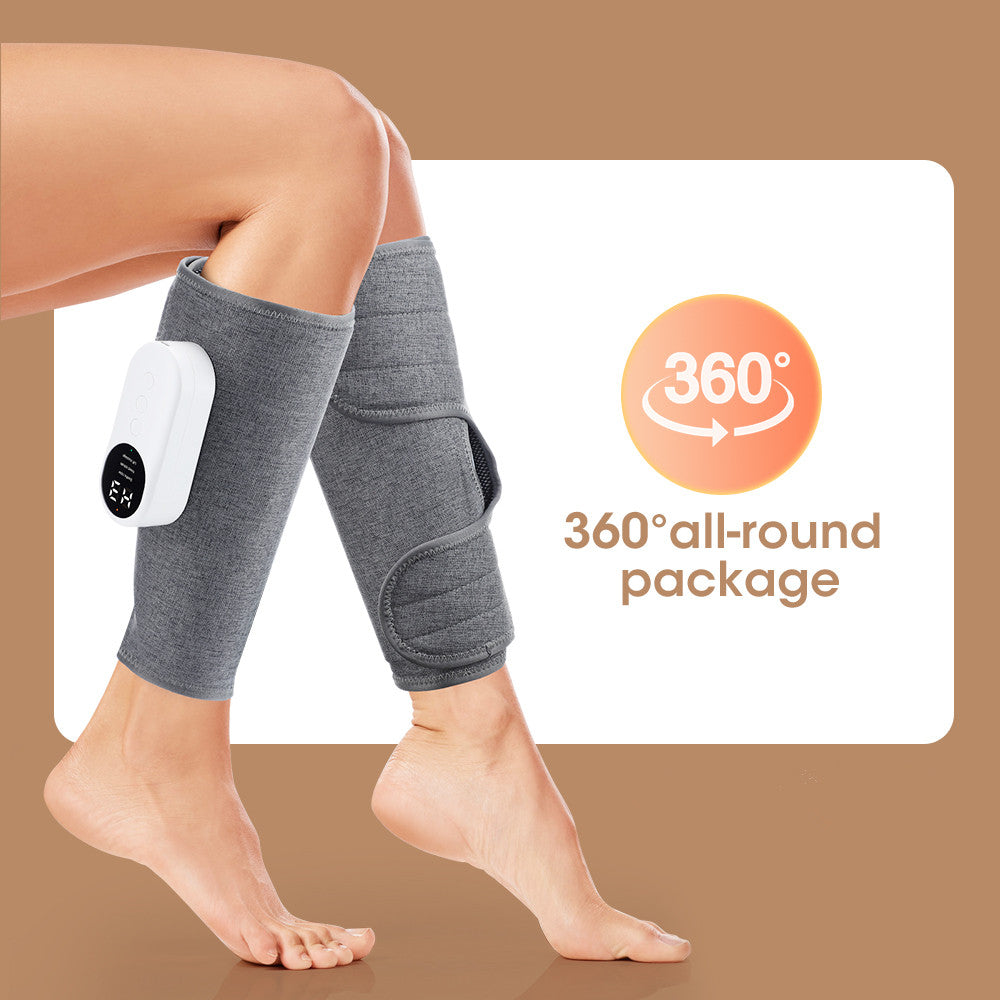 Promote healthy circulation with this electric air compression leg massager, 3 therapy modes