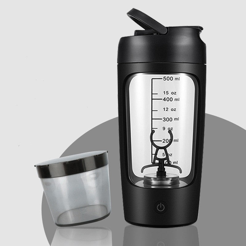 Unisex electric protein shaker cup, USB rechargeable, for protein shakes and smoothies, BPA-free