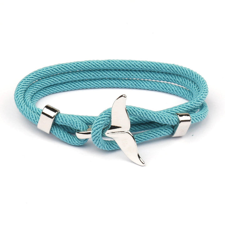 Durable stainless steel anchor bracelet, elegant and adjustable for comfort.