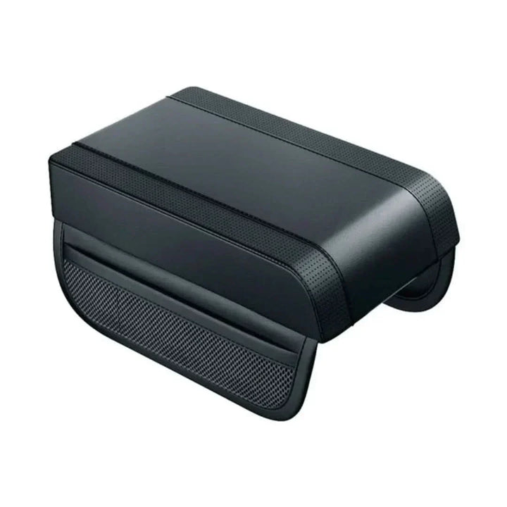 Stylish car armrest console pad with storage, improving vehicle interior aesthetics and functionality.