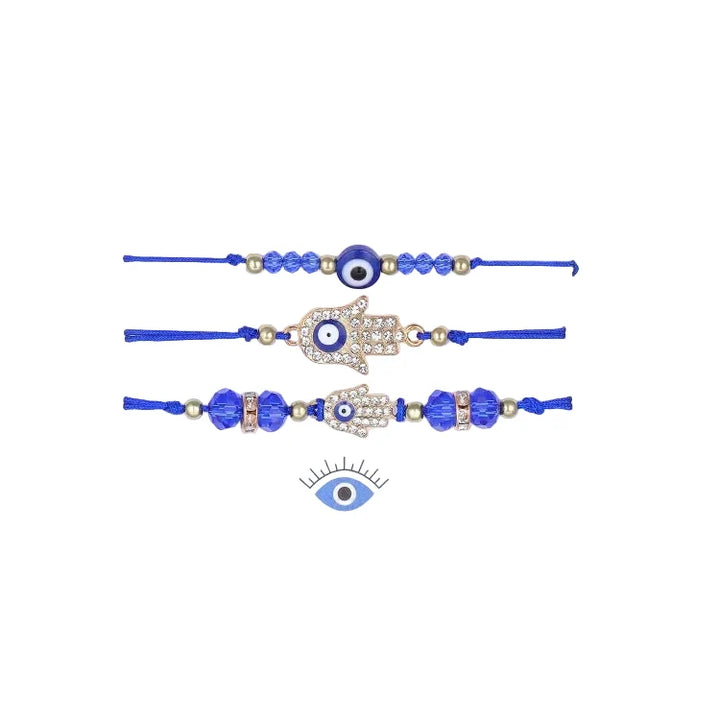Adjustable Elif Evil Eye partner bracelets for spiritual protection. Handmade ethnic style good luck charms, meaningful connection gift.