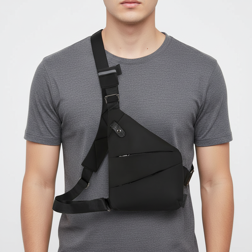 Secure ergonomic crossbody bag with anti-theft features for peace of mind during daily travel.