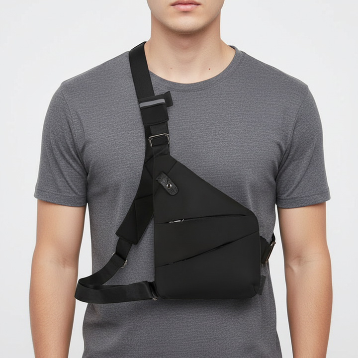 Secure ergonomic crossbody bag with anti-theft features for peace of mind during daily travel.