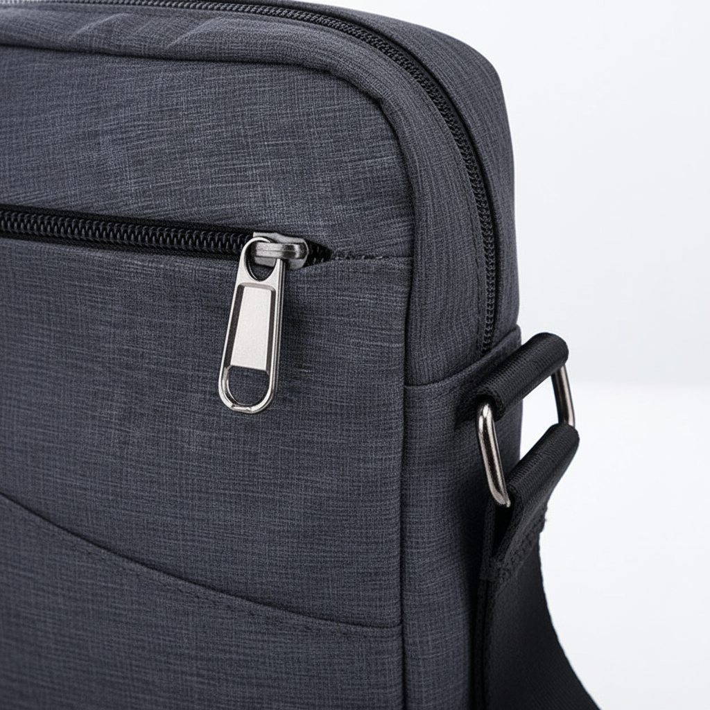 Comfortable unisex ergonomic shoulder bag, designed for daily security & extended wear.