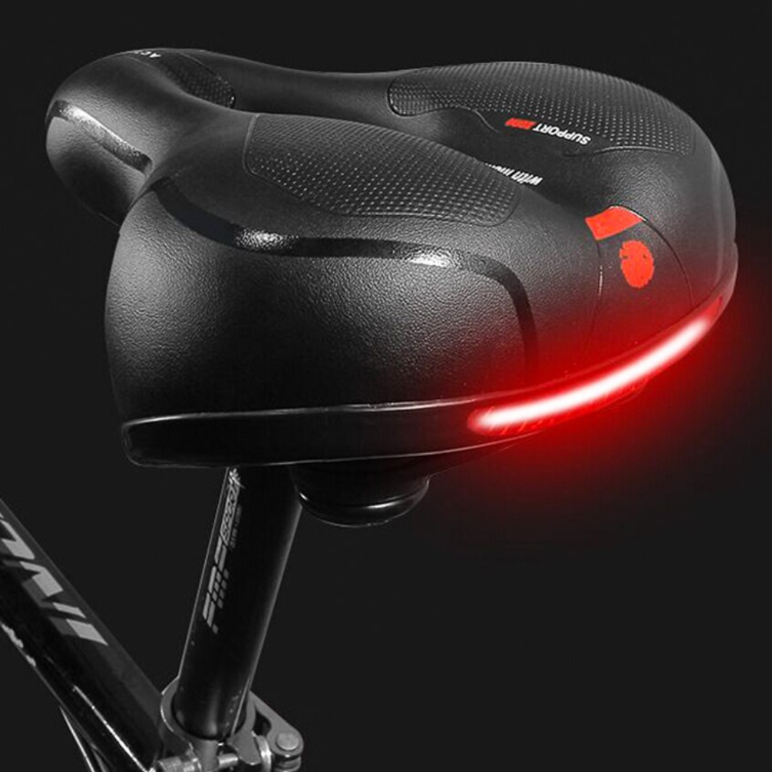 Unisex ergonomic bicycle saddle designed for ultimate comfort and pain-free long rides. Perfect for cycling.