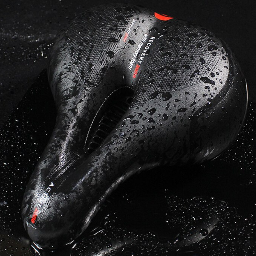 Waterproof ergonomic bicycle saddle, ensuring durable comfort and support for all your cycling adventures.