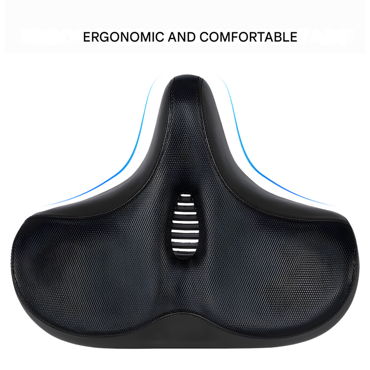 Upgrade your bike with this ergonomic bicycle seat. Memory foam & shock absorption provide unmatched comfort for any ride.
