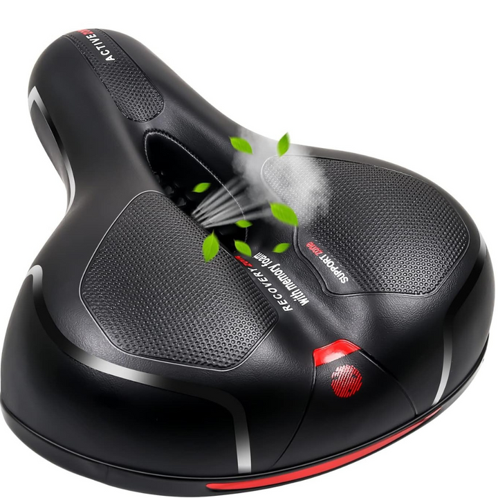 Unisex ergonomic gel bike saddle, designed for ultimate pain relief and cycling comfort.