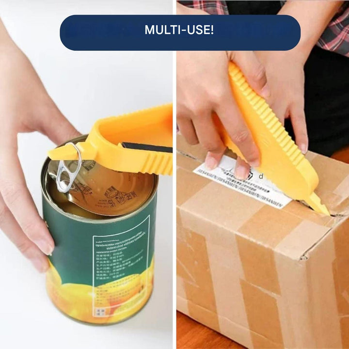 Arthritis-friendly ergonomic bottle & jar opener. Senior kitchen aid, reducing strain for easy, effortless opening.