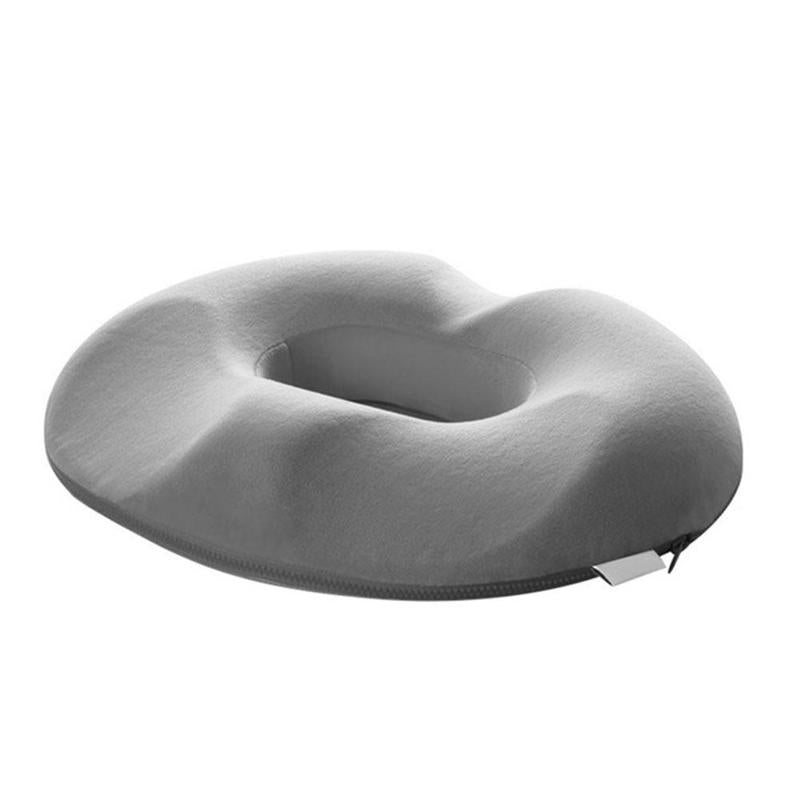 Unisex donut seat cushion, specifically engineered for tailbone, sciatica, and hemorrhoid relief