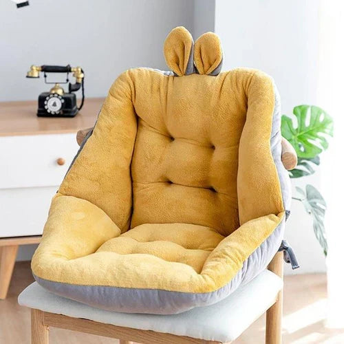Office ergonomic seat support cushion for posture correction & back pain relief during long hours.