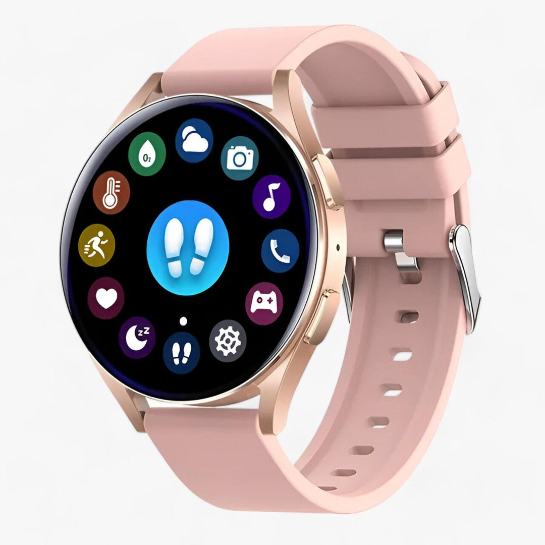 Digital unisex smartwatch, tracking heart rate, steps, and activity for a healthy lifestyle.