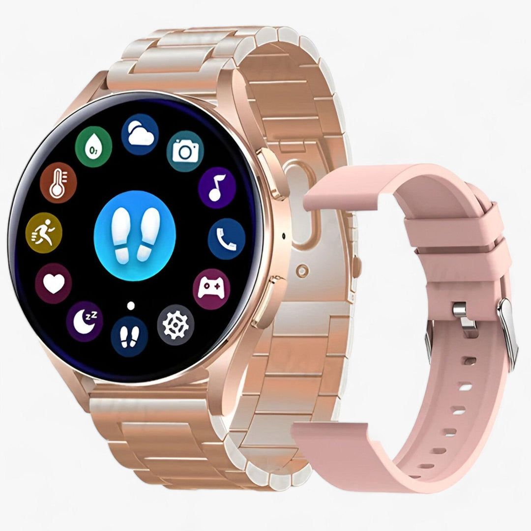 Activity tracker smartwatch for all-day fitness, monitoring workouts, calories, and sleep.