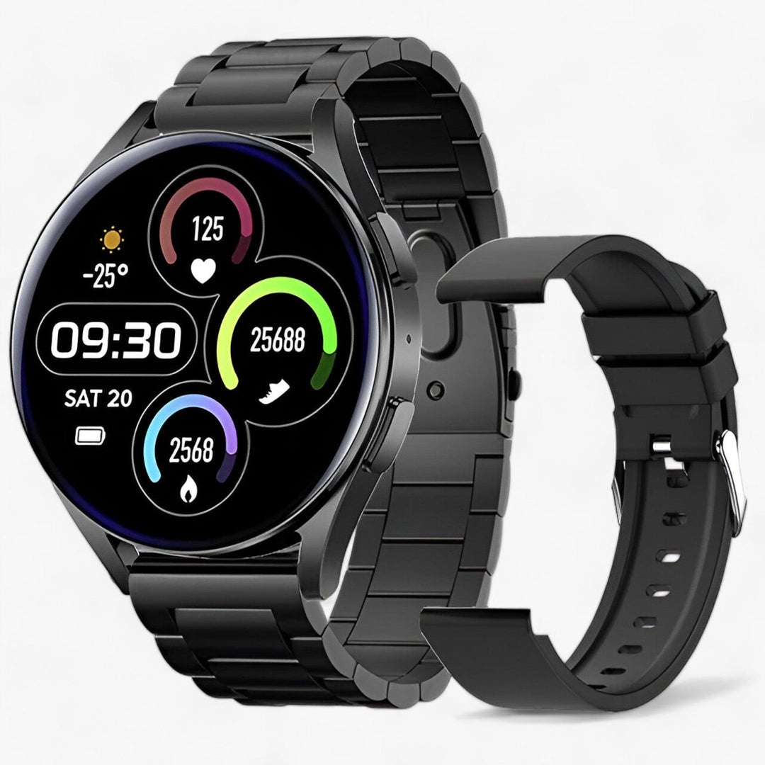 Versatile Evelyne digital smartwatch, ideal for fitness, communication, and a stylish activity tracker.