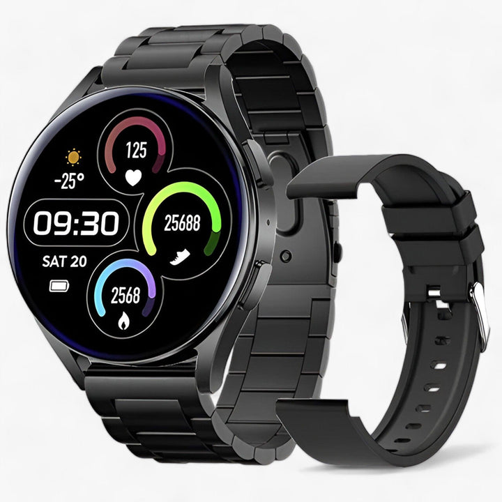 Versatile Evelyne digital smartwatch, ideal for fitness, communication, and a stylish activity tracker.
