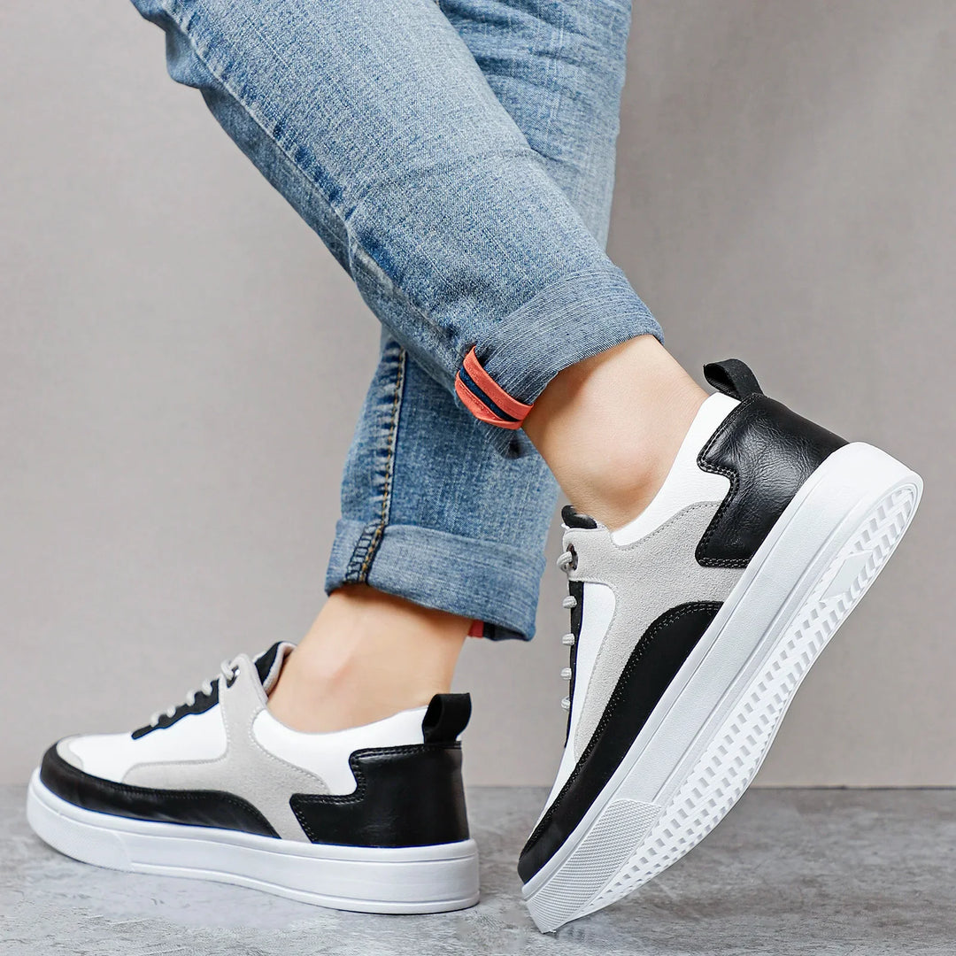 Everyday unisex casual sneakers, comfortable and stylish suede lace-up shoes for walking.