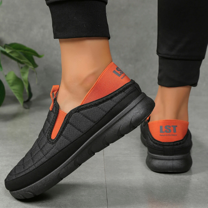 Everyday casual unisex slip-on shoes. Lightweight & breathable comfort walkers.