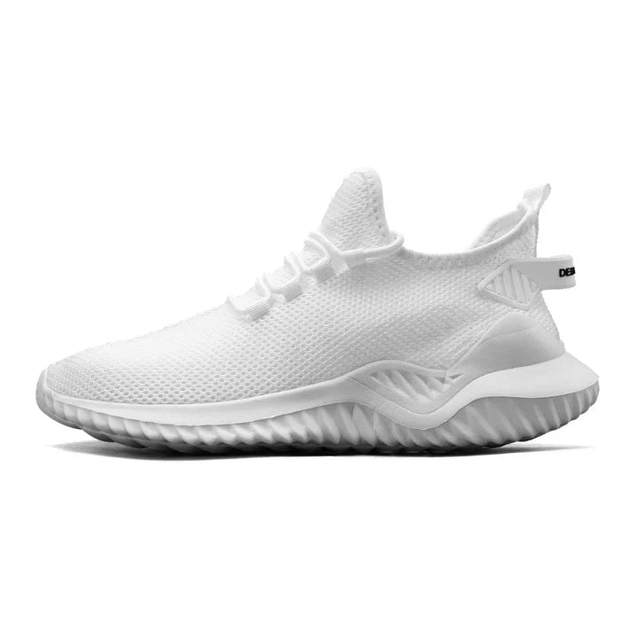 Front view of Unisex Everyday Comfort Sneakers, highlighting their sleek, breathable and comfortable everyday design.