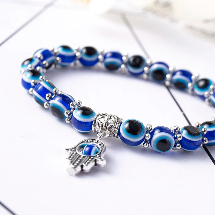 Thoughtful gift: Unisex Evil Eye charm protection anklet, a symbolic piece of jewelry for protection.
