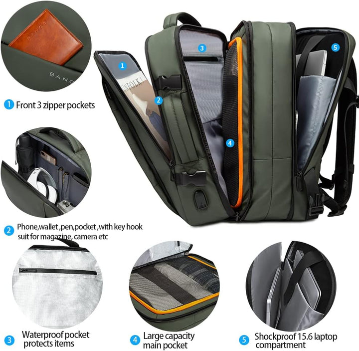 Versatile expandable duffle backpack, a must-have for every travel enthusiast.