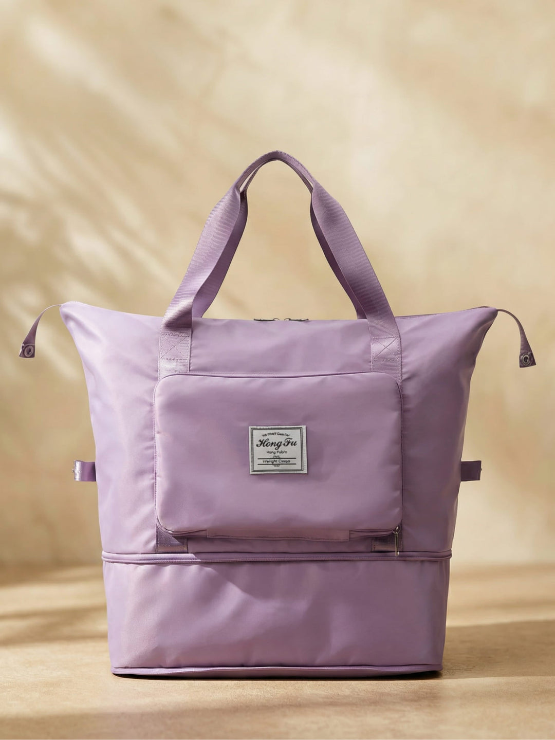 Unisex expandable waterproof weekender travel bag for convenient trips.
