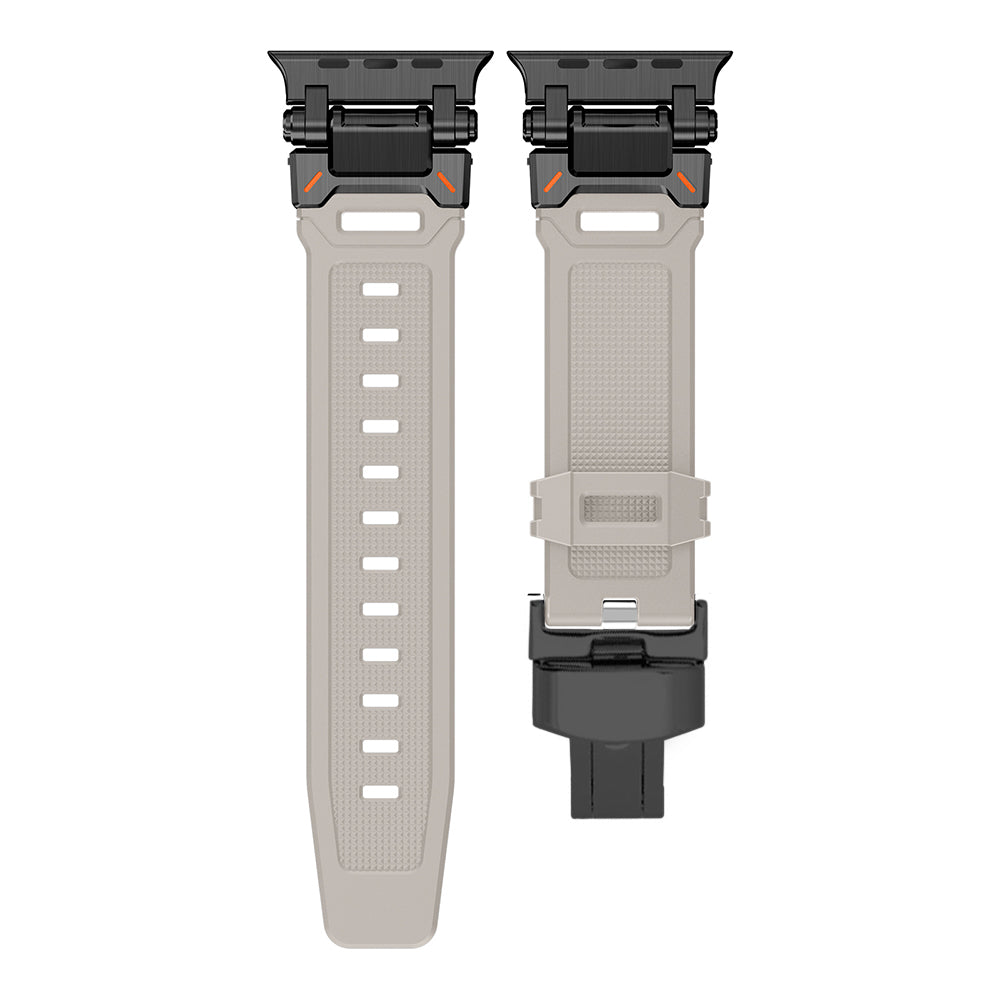 Durable silicone smartwatch band, quick release & hypoallergenic for active users, perfect fit.