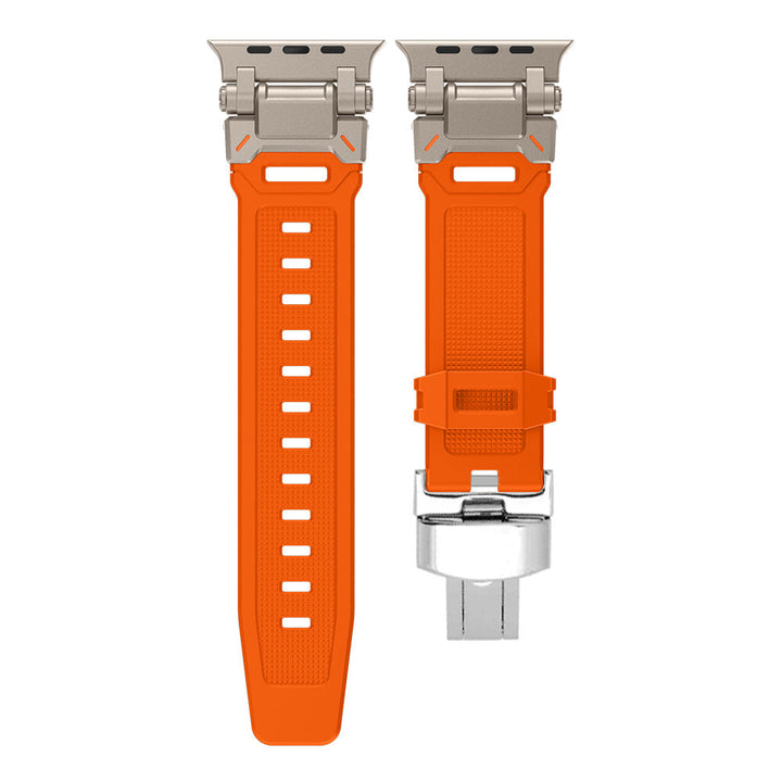 Casual wear silicone replacement strap, comfortable and easy to install, stylish and versatile.