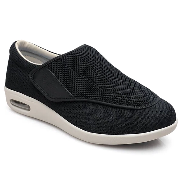 Padded unisex wide fit diabetic walking shoes for swollen feet. Provides pain relief & comfort for sensitive feet.