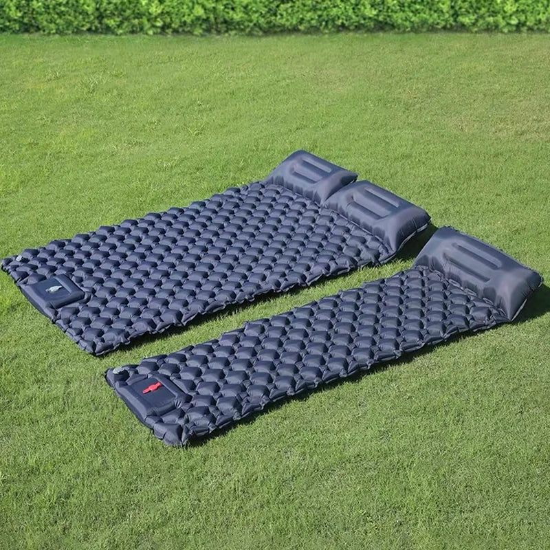 Portable air mattress, Kieran model, showing its extra-wide design for two sleepers
