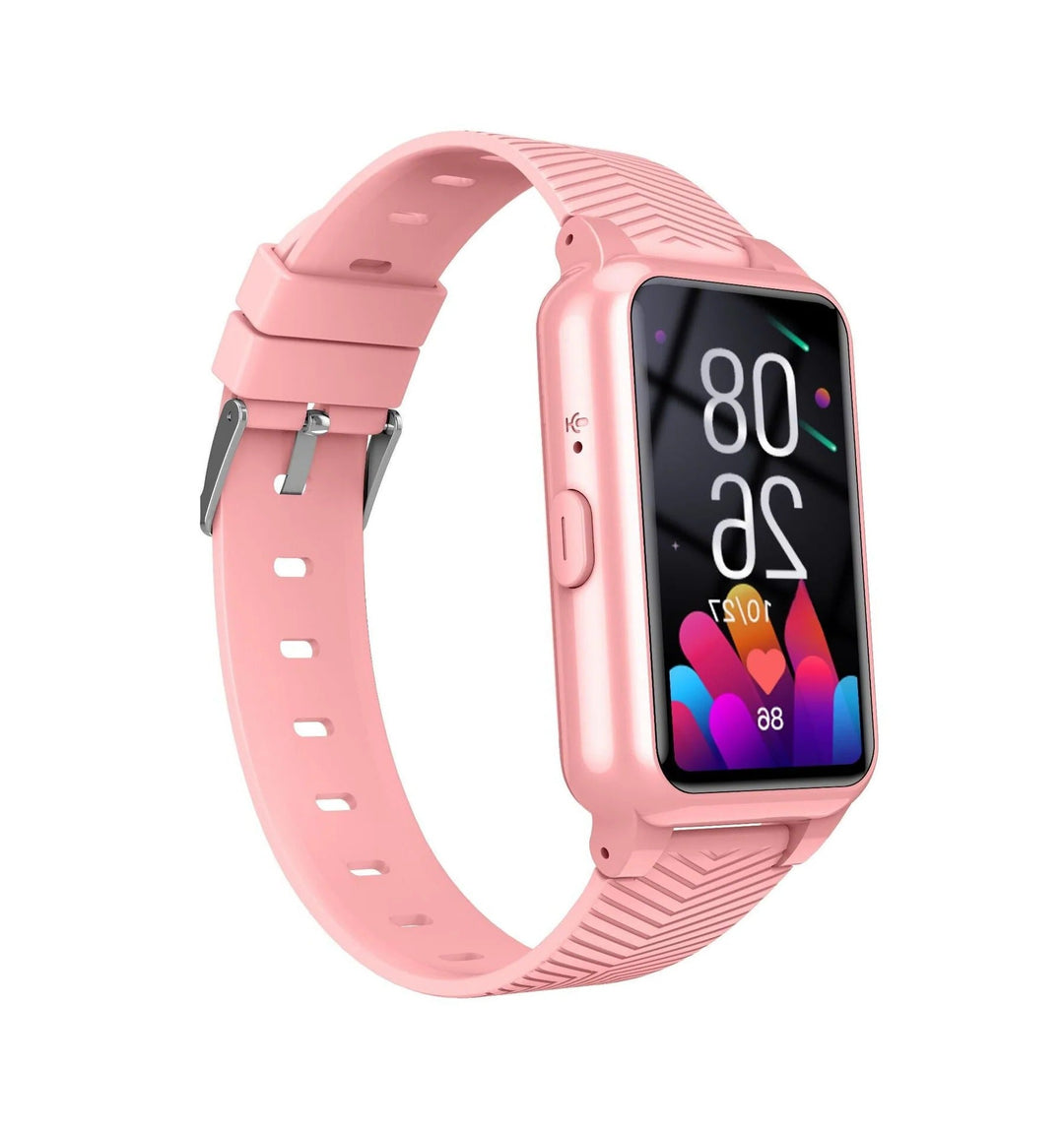 Elderly safety smartwatch featuring automatic fall detection, GPS tracker, and one-touch SOS button.