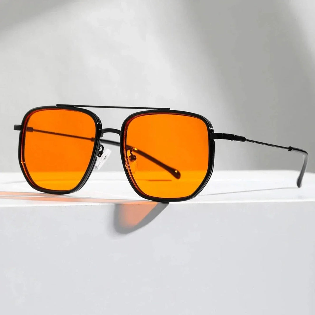 Unisex fashion Dawn Shades with full UV protection, metal frame, and stylish modern design.