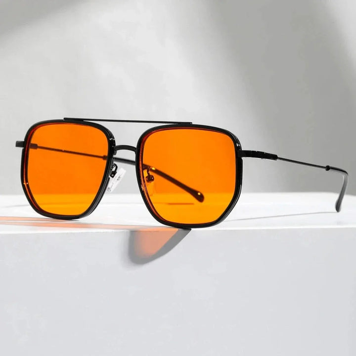 Unisex fashion Dawn Shades with full UV protection, metal frame, and stylish modern design.