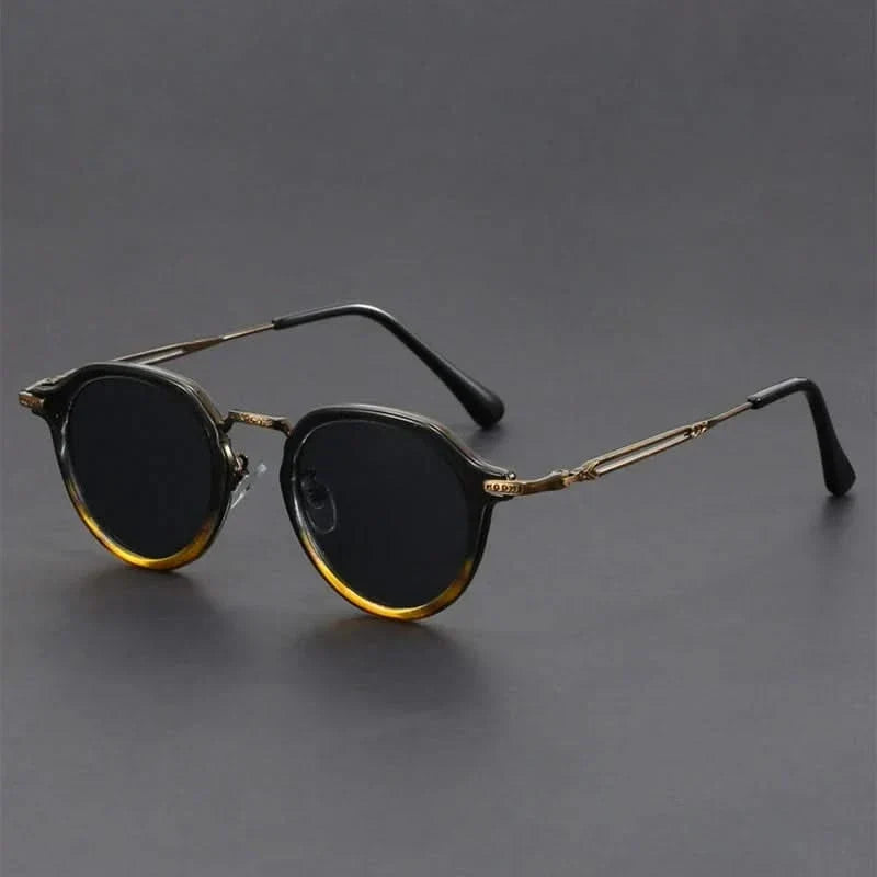 Unisex fashion sunglasses with UV400 protection, lightweight metal frames, and anti-glare lenses.