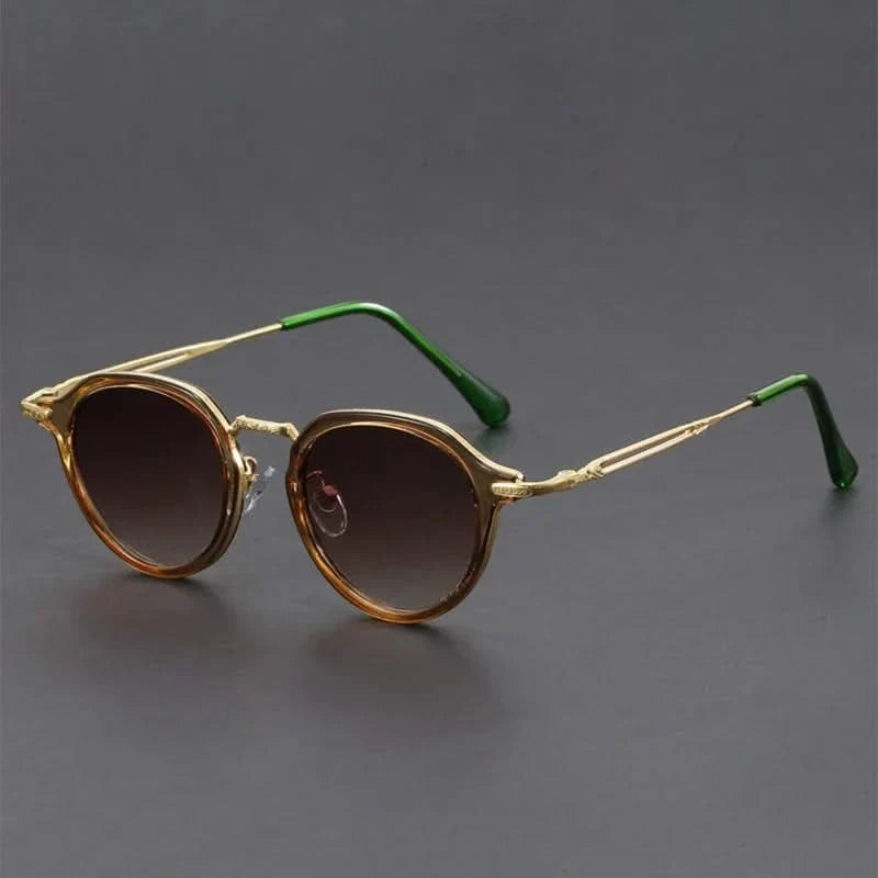 Lightweight and comfortable unisex fashion sunglasses with durable metal frames and UV protection.