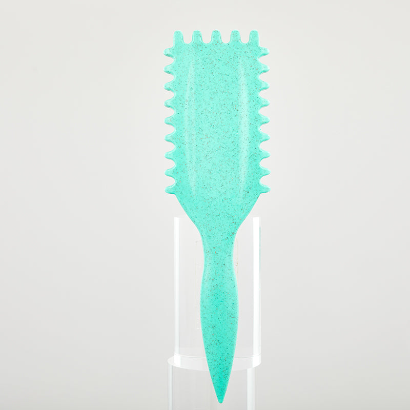 Ergonomic fast drying hair brush, reduces frizz, detangles gently, unisex design.