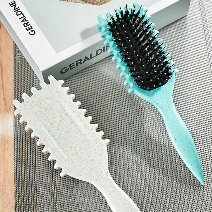 Anti-static vent brush for frizz control, detangling, & faster blow-drying.