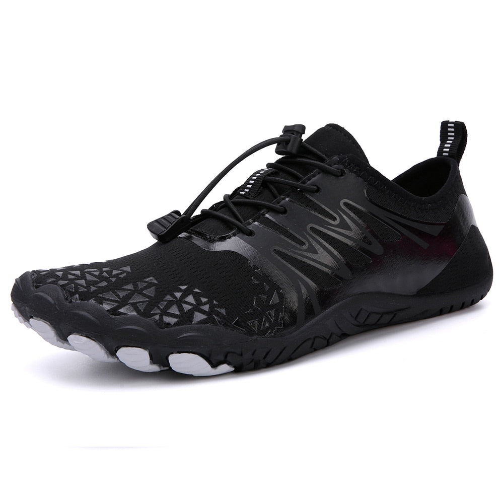 Pair of FlexBare 3.0 unisex barefoot shoes, versatile for walking, athletic activities, and everyday natural comfort.
