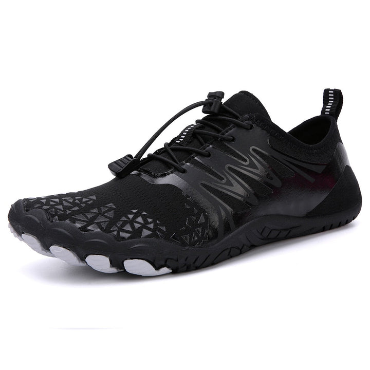 Pair of FlexBare 3.0 unisex barefoot shoes, versatile for walking, athletic activities, and everyday natural comfort.