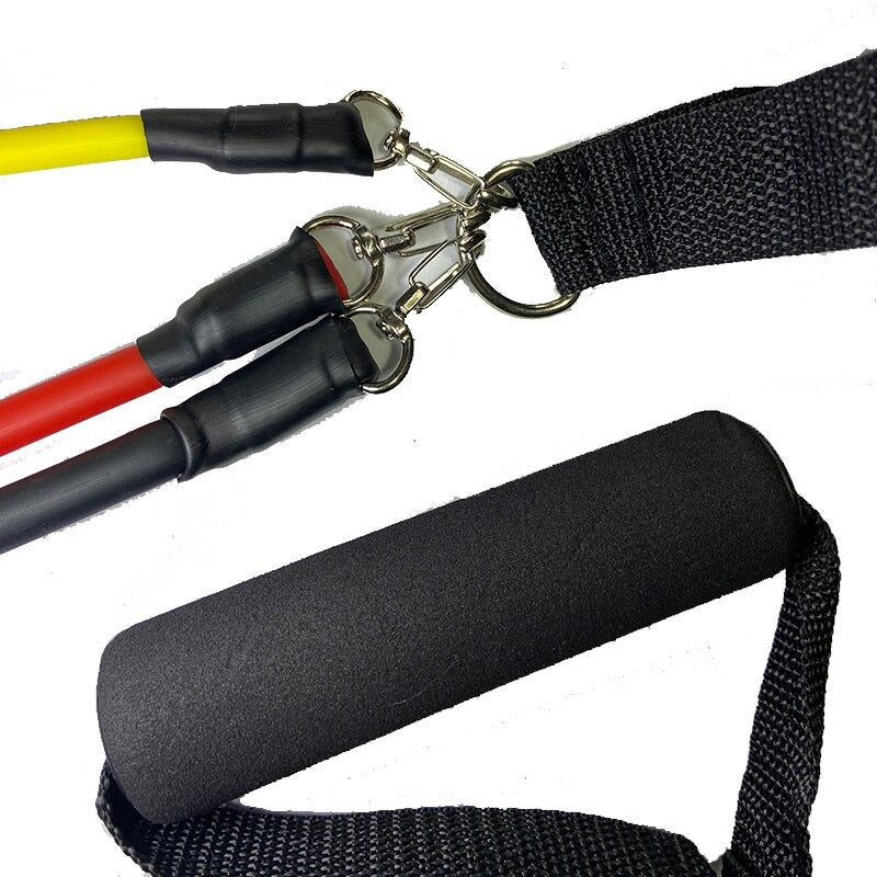 FlexiFit resistance bands for effective strength training, muscle building, and full body exercise at home.