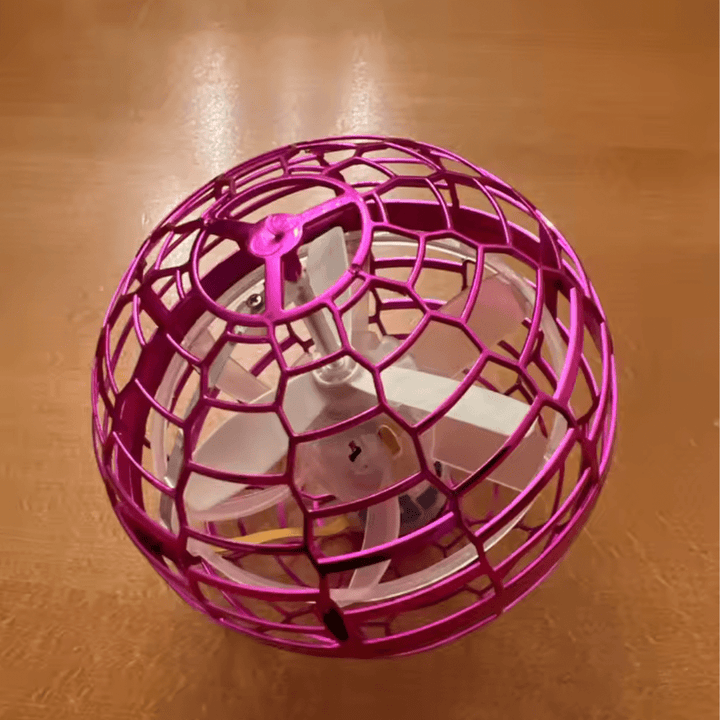 Innovative flying gyroscope toy featuring colorful LED lights & interactive play for all ages.