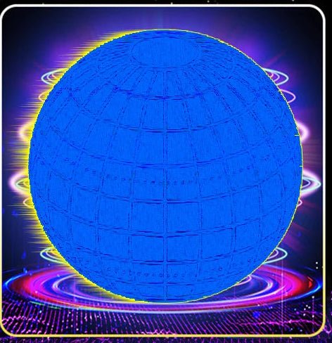 Colorful LED flying gyroscope toy in action, providing interactive fun for kids & adults, drone alternative.