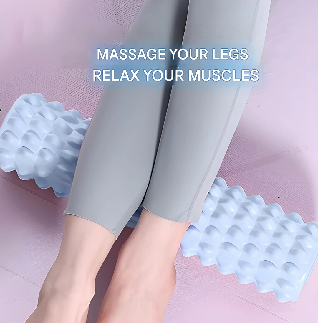 Unisex deep tissue foam roller for muscle recovery, physical therapy, and fitness workouts.