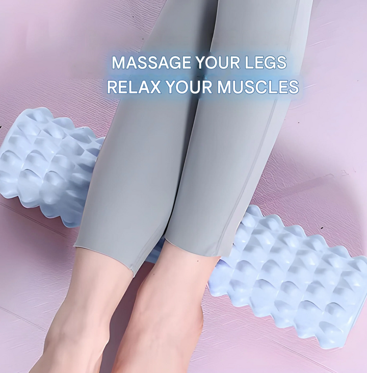 Unisex deep tissue foam roller for muscle recovery, physical therapy, and fitness workouts.