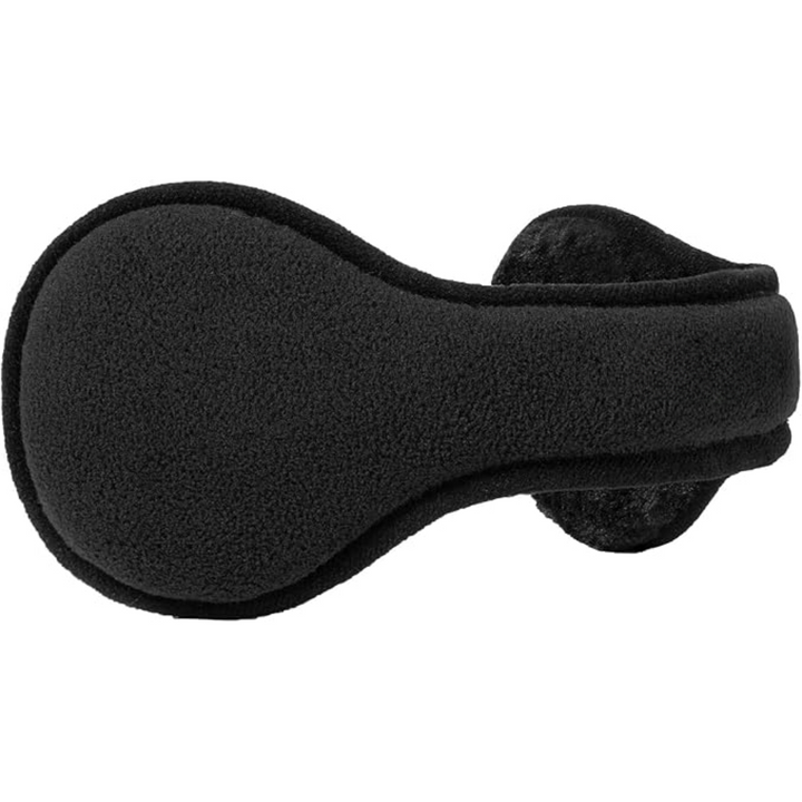 Unisex foldable fleece SnugMuffs earwarmers, dark grey, essential winter outdoor gear