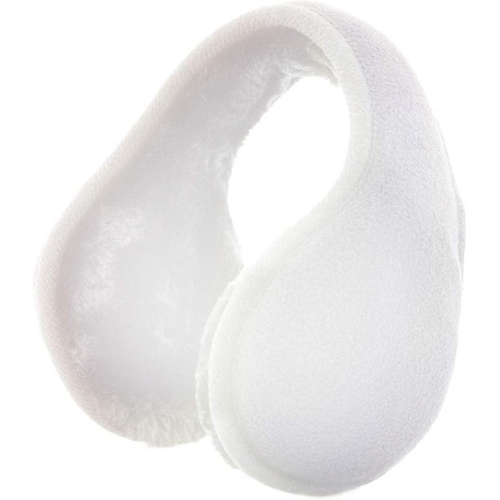 Portable unisex ear warmers, black fleece, ideal for winter accessories