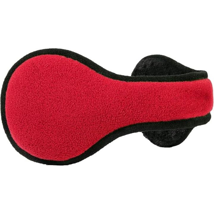 SnugMuffs unisex ear warmers, brown foldable fleece, perfect for hiking in winter