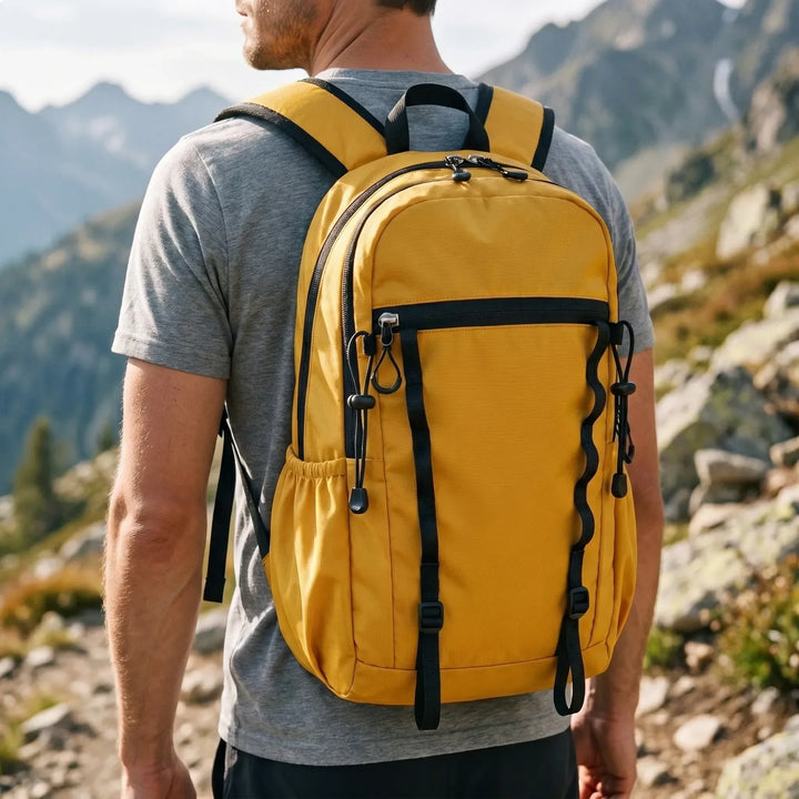 Unisex foldable hiking daypack, compact & lightweight for outdoor adventures and travel.