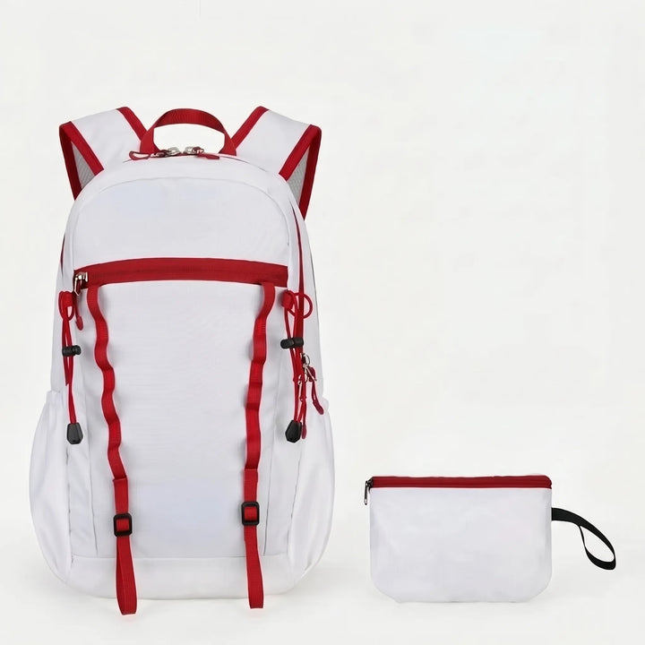 Versatile black foldable daypack, essential lightweight travel gear for any adventure.