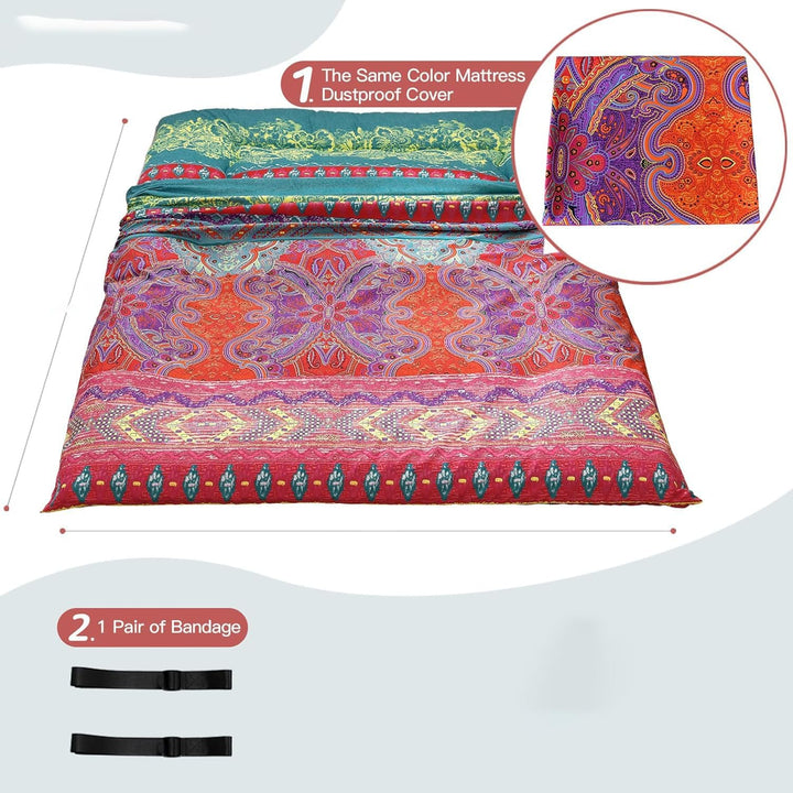 Memory foam foldable futon, traditional Japanese design, perfect for a cozy guest bed